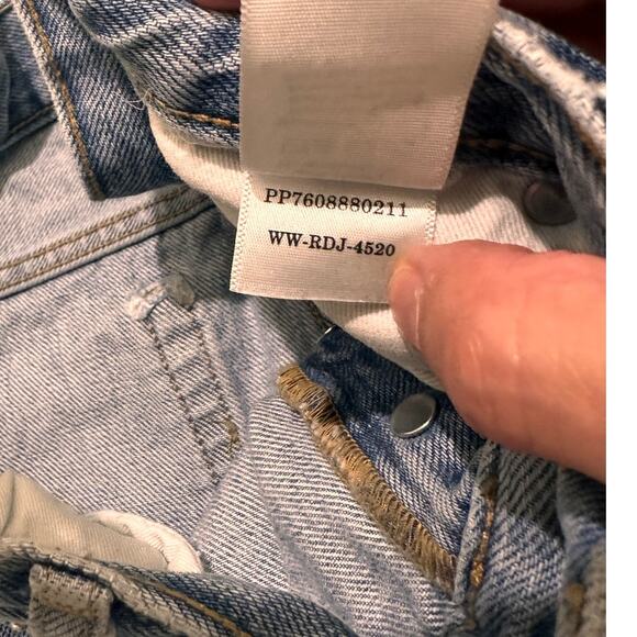 Everlane The 90s Cheeky Jean Vintage Mid Blue Cropped, size 27 - Picture 7 of 10